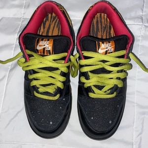 Nike SB low dunks space tiger